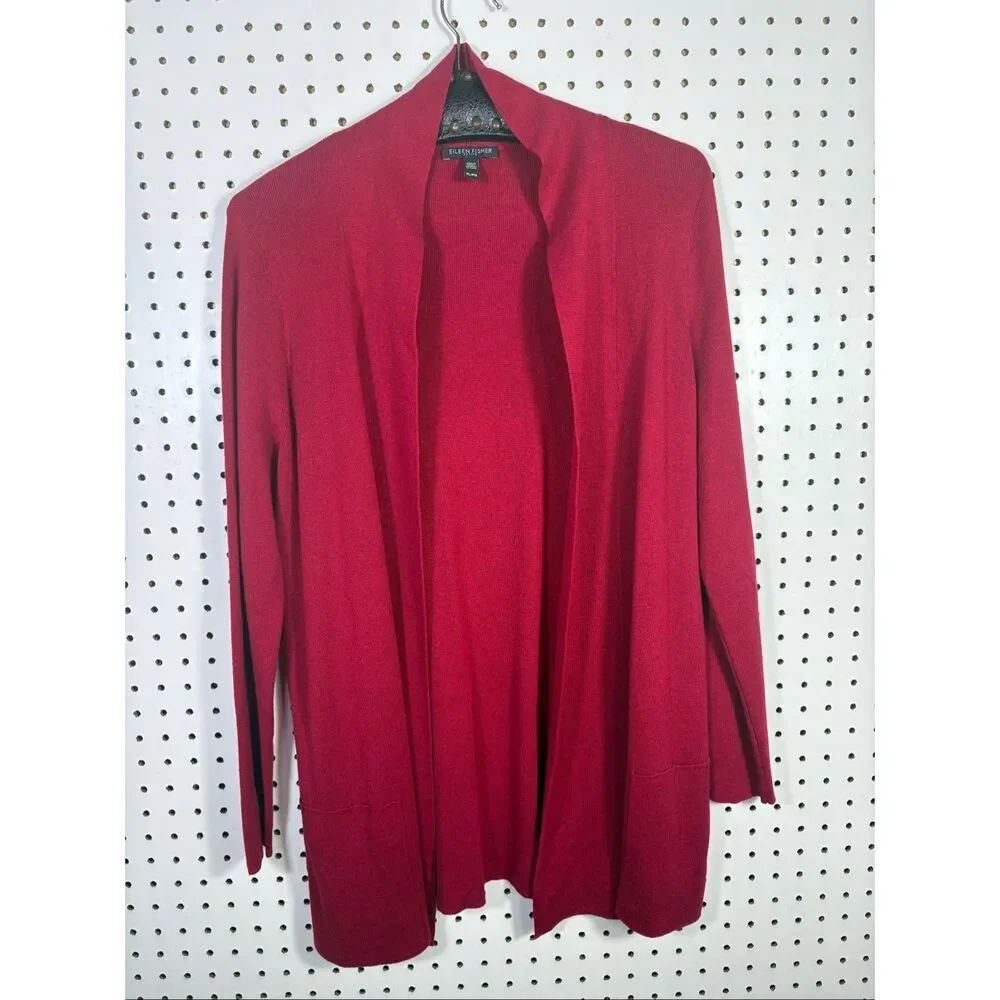 Eileen Fisher cardigan sweater size PL